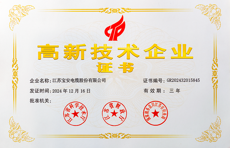 **級高新技術企業(yè)